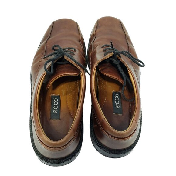 Ecco Men's Oxford Loafers Leather Shoes‎ Men's Size 45 - 11/11.5 - Picture 6 of 13